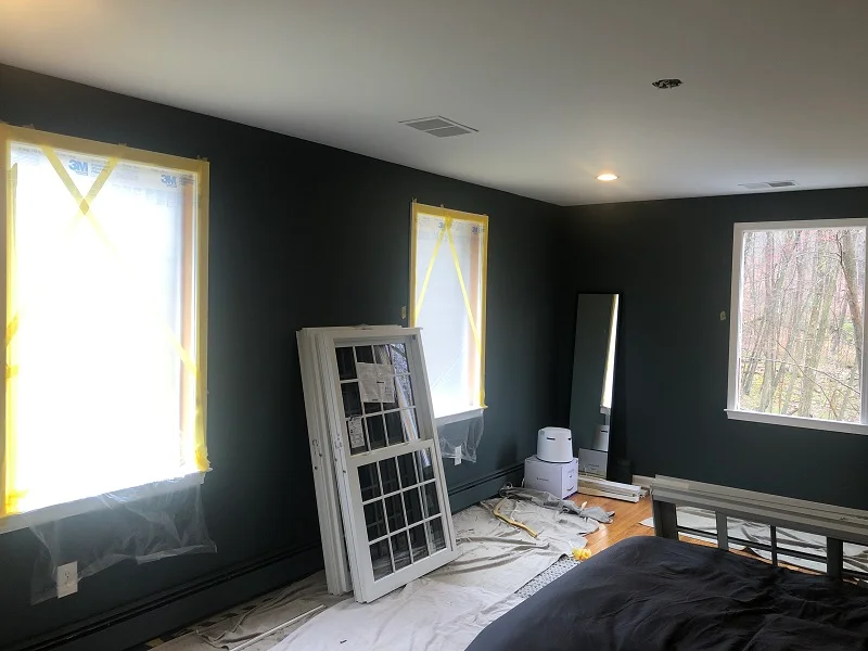 Harvey Tribute double hung windows will be installed in this Redding home